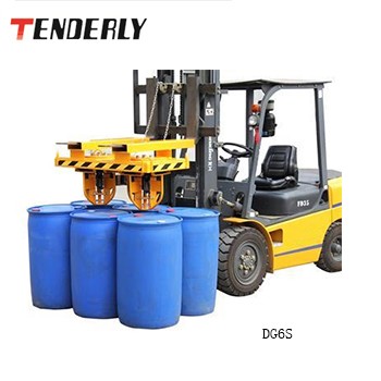 DG6S多桶搬運(yùn)夾|泰得利DG6S叼扣式叉車吊車專用多桶搬運(yùn)夾